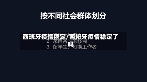 西班牙疫情稳定/西班牙疫情稳定了吗